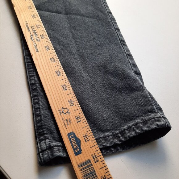 Mott & Bow Jeans Womens 28x32 Gray Black Boyfriend Slim‎ Straight Stretch Denim - Picture 9 of 11